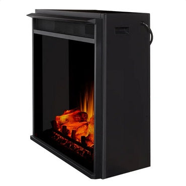 Real Flame Eliot Grand White Media Electric Fireplace - PuriLite