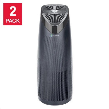 GermGuardian 4-in-1 Air Purifier with UV--C Light and Charcoal Filter, 2-pack - PuriLite