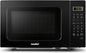 COMFEE' CM-M201K(BK) Countertop Microwave Oven with Express Cook, 6 Preset Menus and Kitchen Timer, 20L, 700W, Black - PuriLite