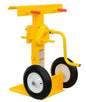 Global Industrial™ Hand Crank Trailer Jack Stand 100,000 Lb. Static Cap. Pneumatic Wheels - PuriLite