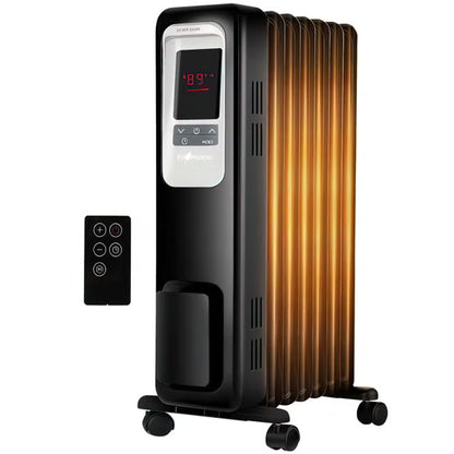 Ecohouzng Digital Oil-Filled Radiant Heater with Remote ECH30152