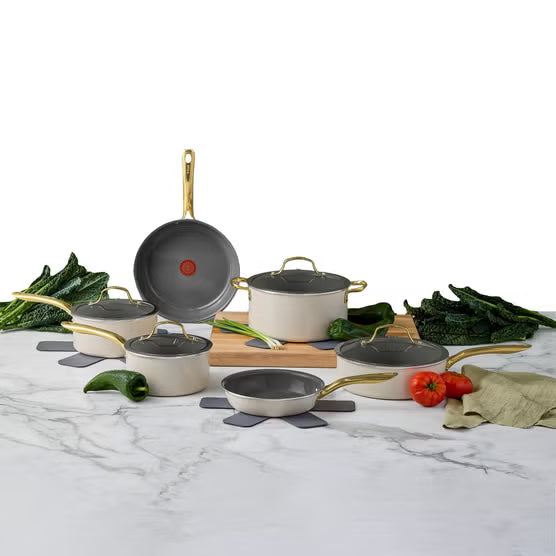 T-fal Preserve Ceramic Nonstick 13-Piece Cookware Set