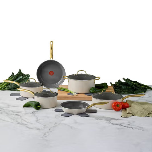 T-fal Preserve Ceramic Nonstick 13-Piece Cookware Set