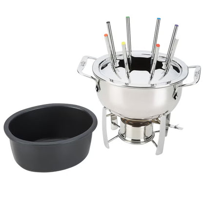 All-Clad Stainless Steel Fondue Set - 13-Piece Specialty Cookware