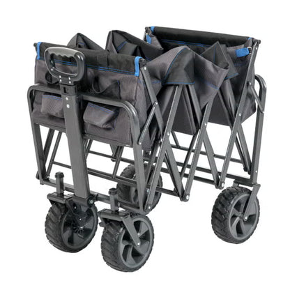 Mac Sports Extended Folding Utility Wagon with Brakes (350 lb)
