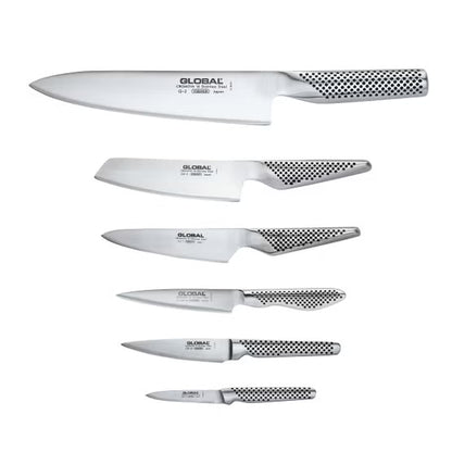 Global Takumi 12-Piece Japanese Knife Block Set - CROMOVA 18