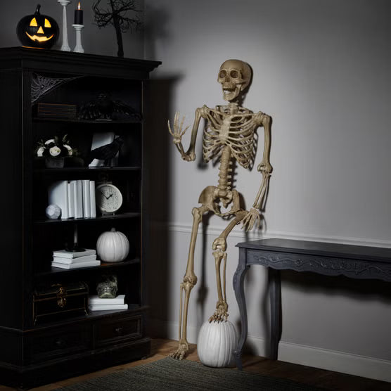 Halloween 7ft Poseable Skeleton Indoor Prop Decoration