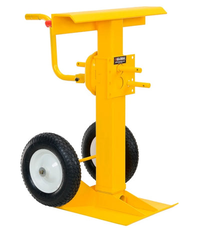 Global Industrial™ Hand Crank Trailer Stand, Semi-Pneumatic Wheels, 100,000 Lb. Static Cap. - PuriLite