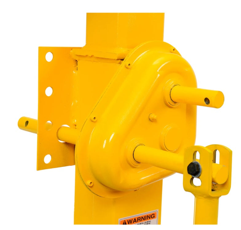 Global Industrial™ Hand Crank Trailer Stand, Semi-Pneumatic Wheels, 100,000 Lb. Static Cap. - PuriLite