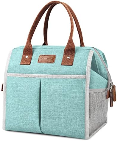 Lunch Bag for Women & Men, Insulated Lunch Box Cooler Tote Bags, Adult Reusable Lunch Boxes with Water Resistant for Work, Travel and Picnic (Grey) - PuriLite