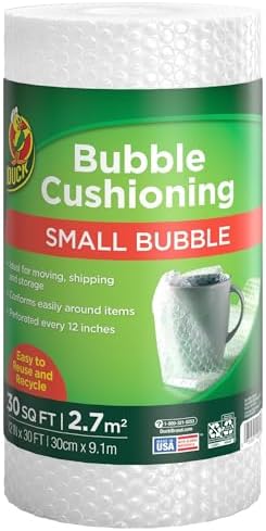 Bubble Wrap Roll, Original Bubble Cushioning, 12" x 175', Perforated Every 12", 1 Pack (12" x 175'), New - PuriLite