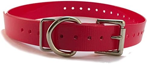 Replacement Strap for Dogtra Collars - 3/4" Wide Ultra-Durable Dog E-Collar Replacement for Training, Bark, Shock, Electric, and GPS Collars - 28" Adjustable Length Solid Black - PuriLite