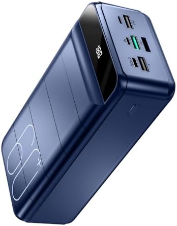 PowerBank 60000mAh Fast Charging,Battery Pack 22.5W Power Bank with USB C, Portable Charger,4 Outputs and 3 Inputs LED Display Compatible with Android Tablets iPhone etc. - PuriLite