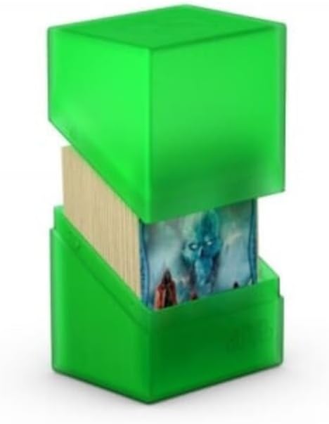 Ultimate Guard Boulder 100+ Classic, Deck Case for 100 Double-Sleeved TCG Cards, Onyx, Secure & Durable Storage for Trading Card Games, Soft-Touch Finish - PuriLite
