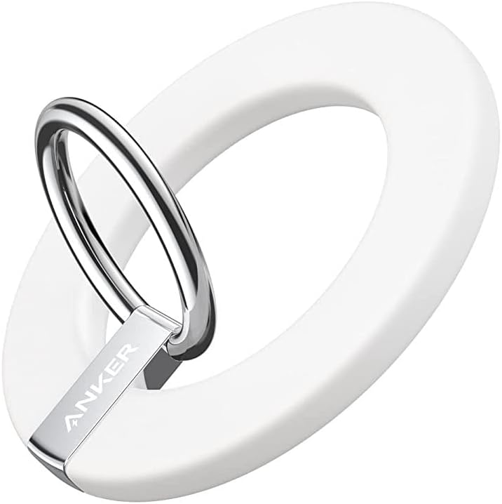 Anker Magnetic Phone Grip, MagGo 610 Ring Holder, Adjustable Kickstand, Only for iPhone 16/16 Plus/16 Pro/16 Pro Max/15/14/13/12 Series - PuriLite
