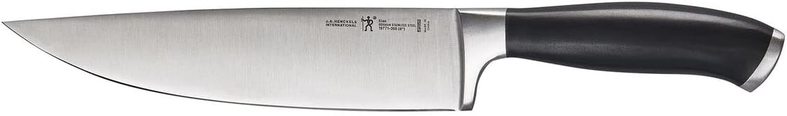HENCKELS Definition 7 Piece Kitchen Knife Block Set - Professional Cutlery Set, Self Sharpening Knife Block for Chopping, Slicing, Dicing & Cutting - PuriLite