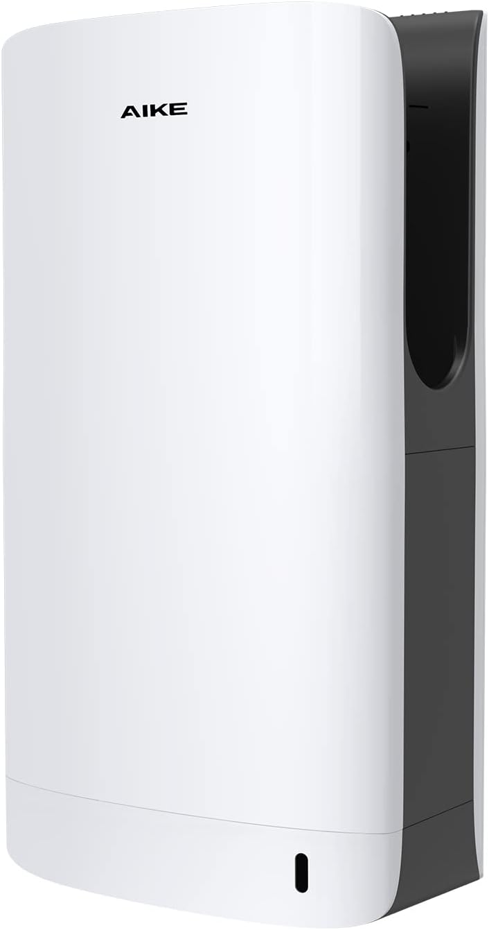 AIKE HEPA Filtered Vertical Hand Dryer Slim, 110-130V Silver 2023 New Version Model AK2065 - PuriLite
