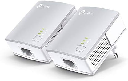 TP-Link AV1000 Powerline Ethernet Adapter(TL-PA7017P KIT) - Gigabit Port, Plug and Play, Extra Power Socket for Additional Devices, Ideal for Smart TV - PuriLite