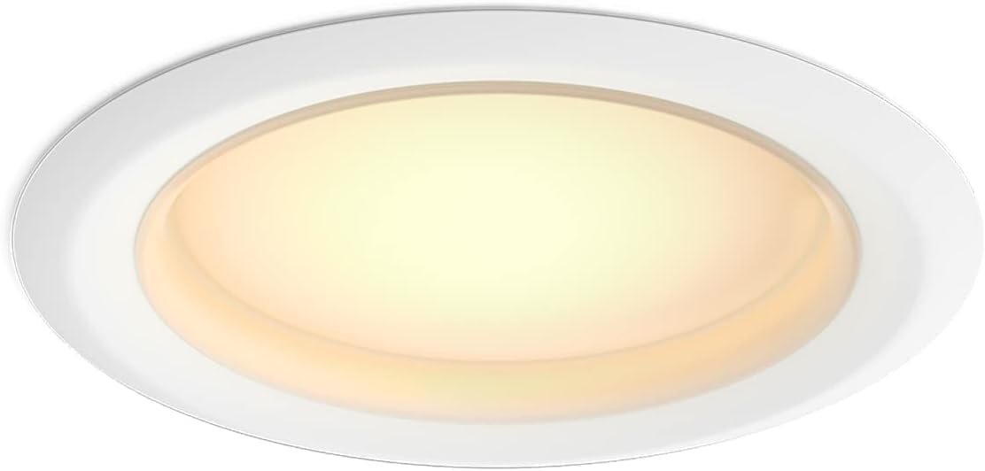Philips Hue White & Color Ambiance 4" Smart LED Retrofit Can Downlight, Color Changing, Bluetooth & Zigbee Compatible (Hue Hub Optional), Smart Ceiling Lighting - PuriLite