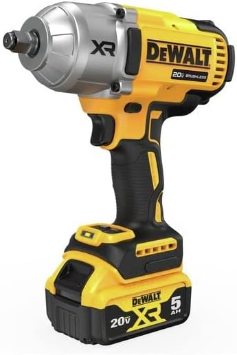 DEWALT 20V MAX XR Impact Wrench, 1/2 In Cordless, High Torque, 4 Speed Precision Mode, Tool Only (DCF900B) - PuriLite