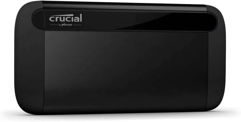 Crucial X9 4TB Portable SSD, Up to 1050MB/s, USB 3.2 USB-C, External Solid State Drive, Compatible with Windows, Mac, & Android, Reliable Storage for Games, Files, & Backups, Black - CT4000X9SSD902 - PuriLite