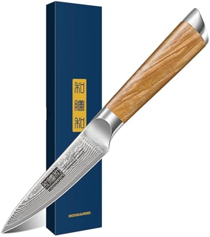 HOSHANHO Damascus Fillet Knife 7 Inch, Professional VG-10 Super Steel Boning Knife, Ultra Sharp Fish Knife with Ergonomic Handle - PuriLite