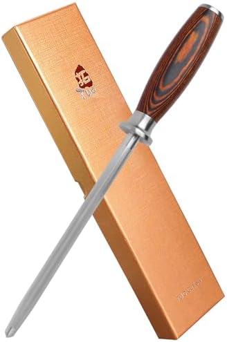 TUO Boning Knife - Razor Sharp Fillet Knife - High Carbon German Stainless Steel Kitchen Cutlery - Pakkawood Handle - Luxurious Gift Box Included - 7 inch - Fiery Phoenix Series - PuriLite