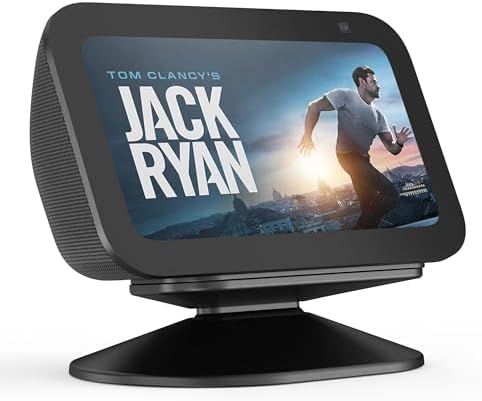 PlusAcc Stand for Show 5 (3rd Gen) - Adjustable Tilt Holder, Magnetic Table Stand Accessories Compatible with iPhone Models & Show 5 3rd Generation, Non-Slip Base (Black) - PuriLite