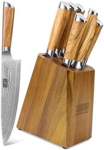 HOSHANHO Damascus Fillet Knife 7 Inch, Professional VG-10 Super Steel Boning Knife, Ultra Sharp Fish Knife with Ergonomic Handle - PuriLite