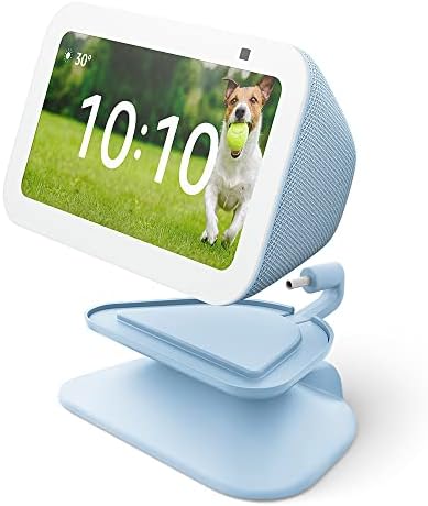 Echo Show 5 (3rd Gen) Adjustable Stand with USB-C Charging Port | Charcoal - PuriLite