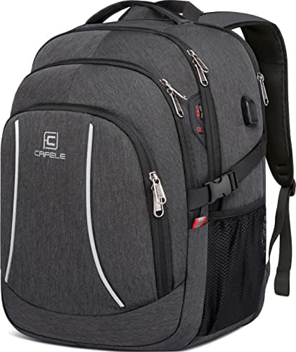 RFID Cafele Laptop Backpack Travel Computer Backpack College Bookbag School Backpack with USB Charging Port - PuriLite