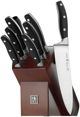 Zwilling J.A. Henckels HI Forged Contour 9 PC Block Set, Black/Silver - PuriLite