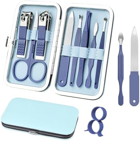 Manicure Set 30 in 1 Nail Clipper set, REDFLOW nail clippers, fingernail & toenail clippers, Manicure Tools, pedicure tools, Suitable for Travel Manicure Kit, Nail Set Kit With Everything Profe - PuriLite