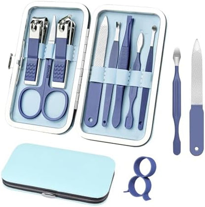 Manicure Set 30 in 1 Nail Clipper set, REDFLOW nail clippers, fingernail & toenail clippers, Manicure Tools, pedicure tools, Suitable for Travel Manicure Kit, Nail Set Kit With Everything Profe - PuriLite