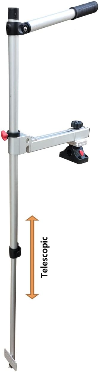 Brocraft Universal Transducer Pole/Sonar Transducer Pole System with Mount/Livescope Mount (Generation 2) - PuriLite
