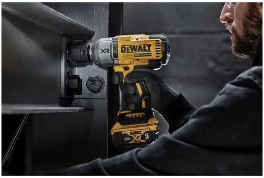 DEWALT 20V MAX XR Impact Wrench, 1/2 In Cordless, High Torque, 4 Speed Precision Mode, Tool Only (DCF900B) - PuriLite