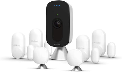 ecobee Smart Camera – Indoor WiFi Security Camera, Smart Home Security System, 1080p HD 180 Degree FOV, Night Vision, 2-Way Audio, Works with Apple HomeKit, Alexa Built in - PuriLite