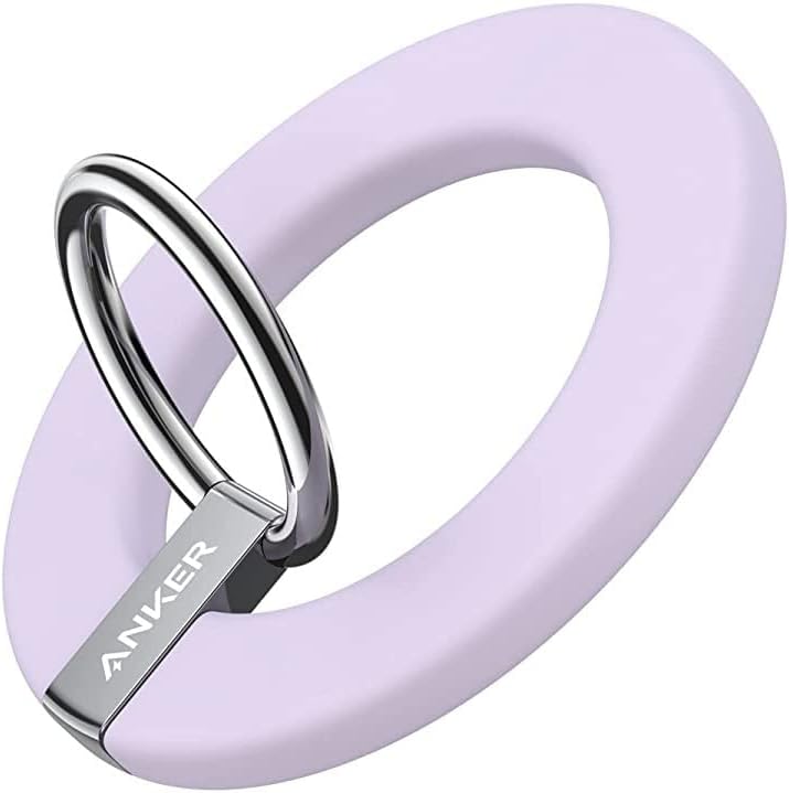 Anker Magnetic Phone Grip, MagGo 610 Ring Holder, Adjustable Kickstand, Only for iPhone 16/16 Plus/16 Pro/16 Pro Max/15/14/13/12 Series - PuriLite
