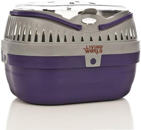 Living World 60888 Pet Carrier, Red/Grey, Large - PuriLite