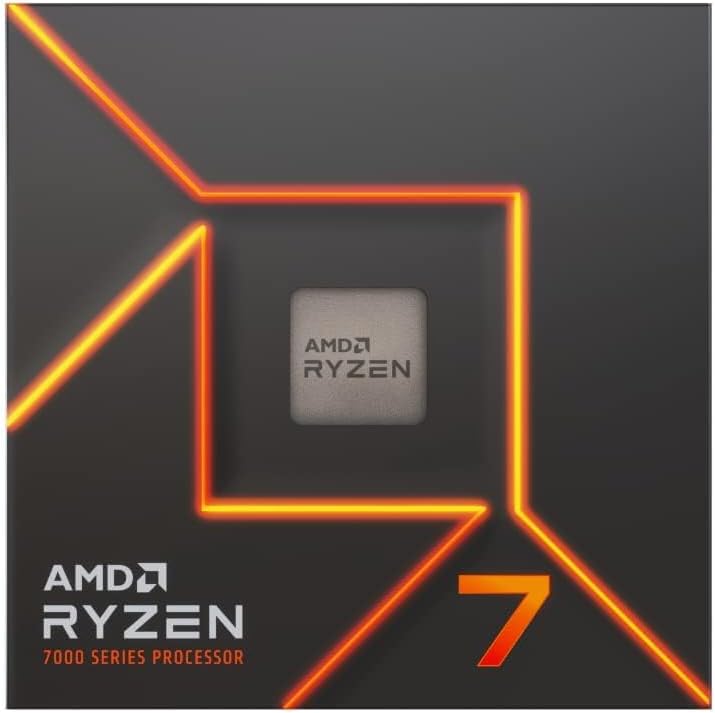 AMD Ryzen™ 7 7700 8-Core, 16-Thread Unlocked Desktop Processor - PuriLite