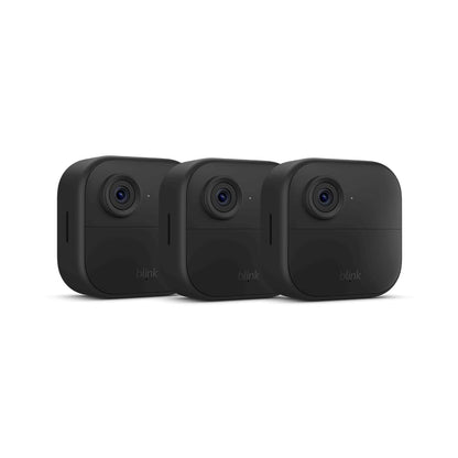 Blink Outdoor 4 (newest model), Wireless smart security camera, two-year battery, 1080p HD day and infrared night live view, two-way talk – 5 camera system - PuriLite