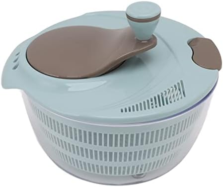 Haofy Plastic Salad Spinner Fast Mixing Salad Dehydrator for Kitchen, Spinners for Vegetables and Fruit (Blue) - PuriLite
