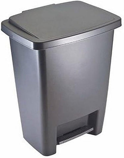 Rubbermaid 31.2L Step on Wastebasket (FG284187CYLND) - PuriLite