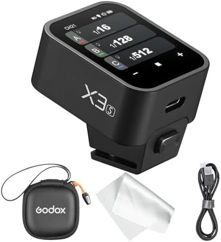 Godox X3S X3 S X3-S TTL Wireless Flash Trigger for Sony Camera, OLED Touchscreen Flash Transmitter,Built-in Lithium Battery Support Quick Charge(Godox Xpro-S/XProII-S Upgrade Version) - PuriLite