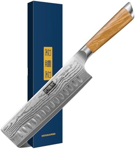 HOSHANHO Damascus Fillet Knife 7 Inch, Professional VG-10 Super Steel Boning Knife, Ultra Sharp Fish Knife with Ergonomic Handle - PuriLite