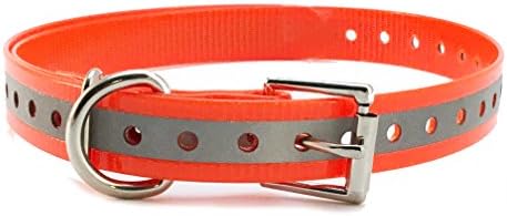 Replacement Strap for Dogtra Collars - 3/4" Wide Ultra-Durable Dog E-Collar Replacement for Training, Bark, Shock, Electric, and GPS Collars - 28" Adjustable Length Solid Black - PuriLite