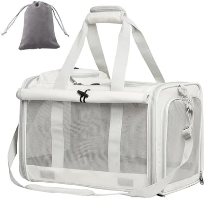 Le city Cat Carrier and Dog Carrier is Designed for Pets Weighing up to 16 lbs.Soft-Sided,Durable and Collapsible Travel Carrier,Breathable Mesh for Ventilation,Adjustable Shoulder Strap for Comfort - PuriLite