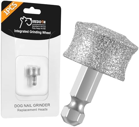 IREDOON Dog Nail Grinder Replacement Head-Integrated Grinding Head for Casfuy and Most Brands, Highly Efficient, Safe and Durable (3pcs) - PuriLite