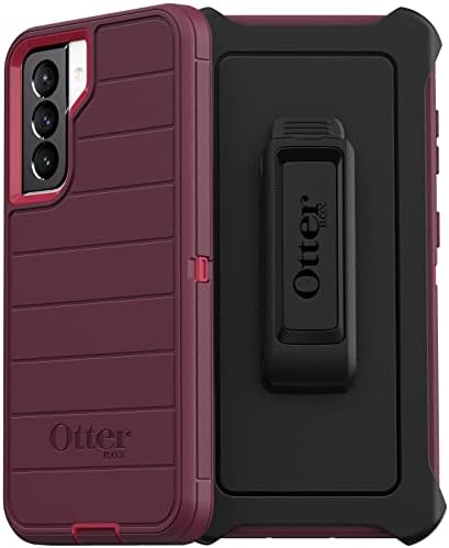 OtterBox Defender Series Rugged Case & Holster for Samsung Galaxy S21 5G (ONLY) Non-Retail Packaging - Black - with Microbial Defense - PuriLite