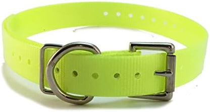Replacement Strap for Dogtra Collars - 3/4" Wide Ultra-Durable Dog E-Collar Replacement for Training, Bark, Shock, Electric, and GPS Collars - 28" Adjustable Length Solid Black - PuriLite